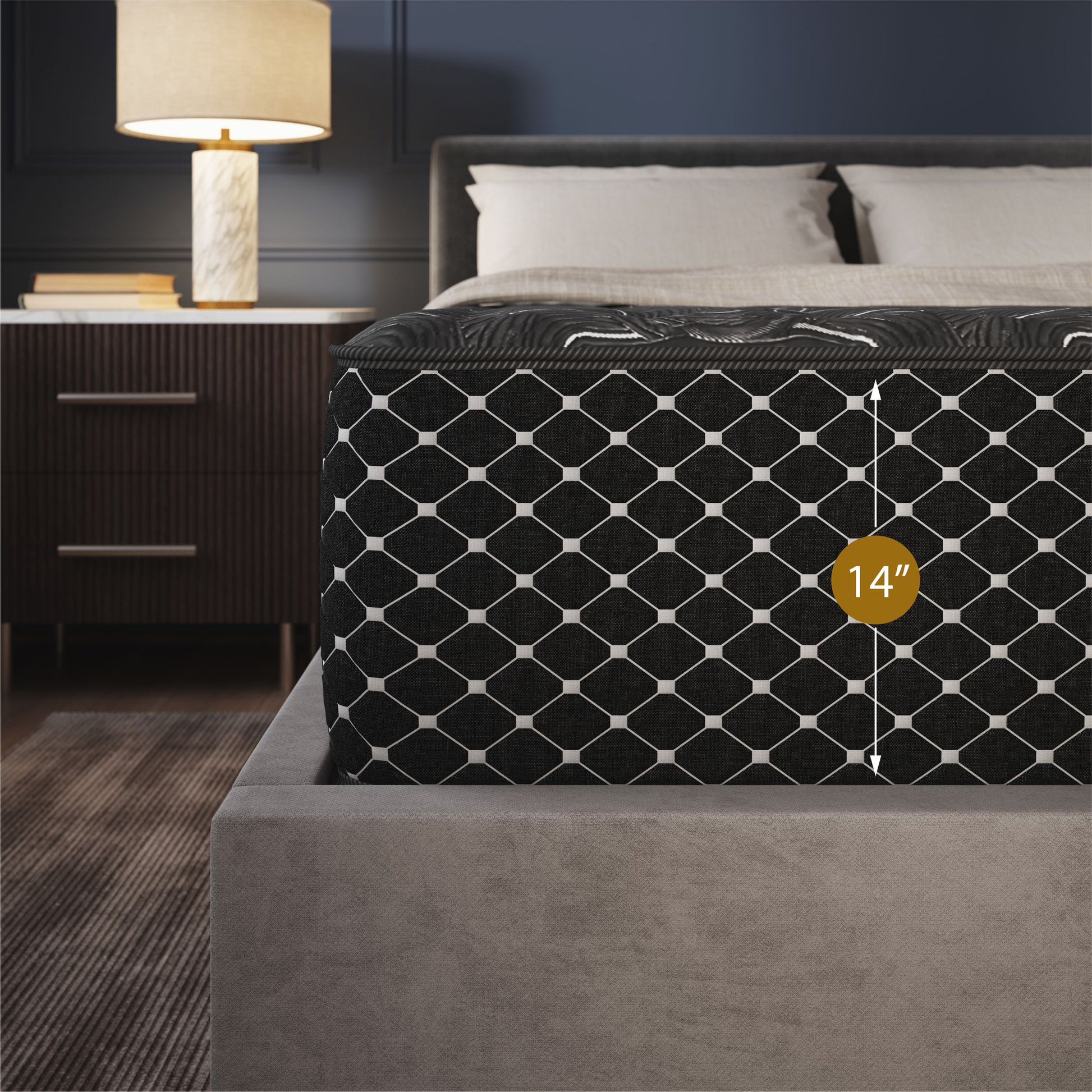 Fluffy Cool Platinum 14" Mattress